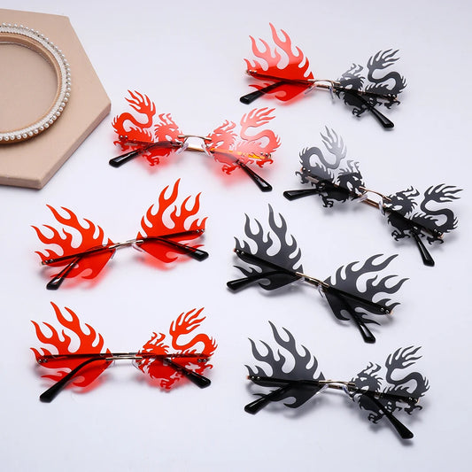 1PC Unisex Fashion Retro Rimless Sunglasses Tinted Frameless Eyewear UV400 Protection Ocean Lens Sun Glasses Summer Shades