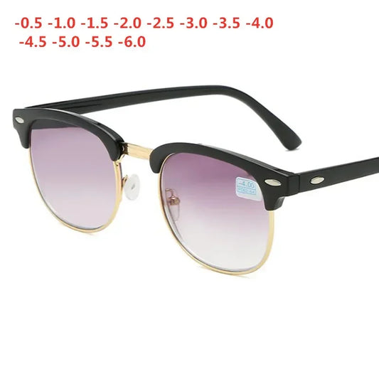 Mens Sun Glasses Unisex Eyeglasses Vintage Half Frame Glasses Frame Women Glasses Myopia Glasses