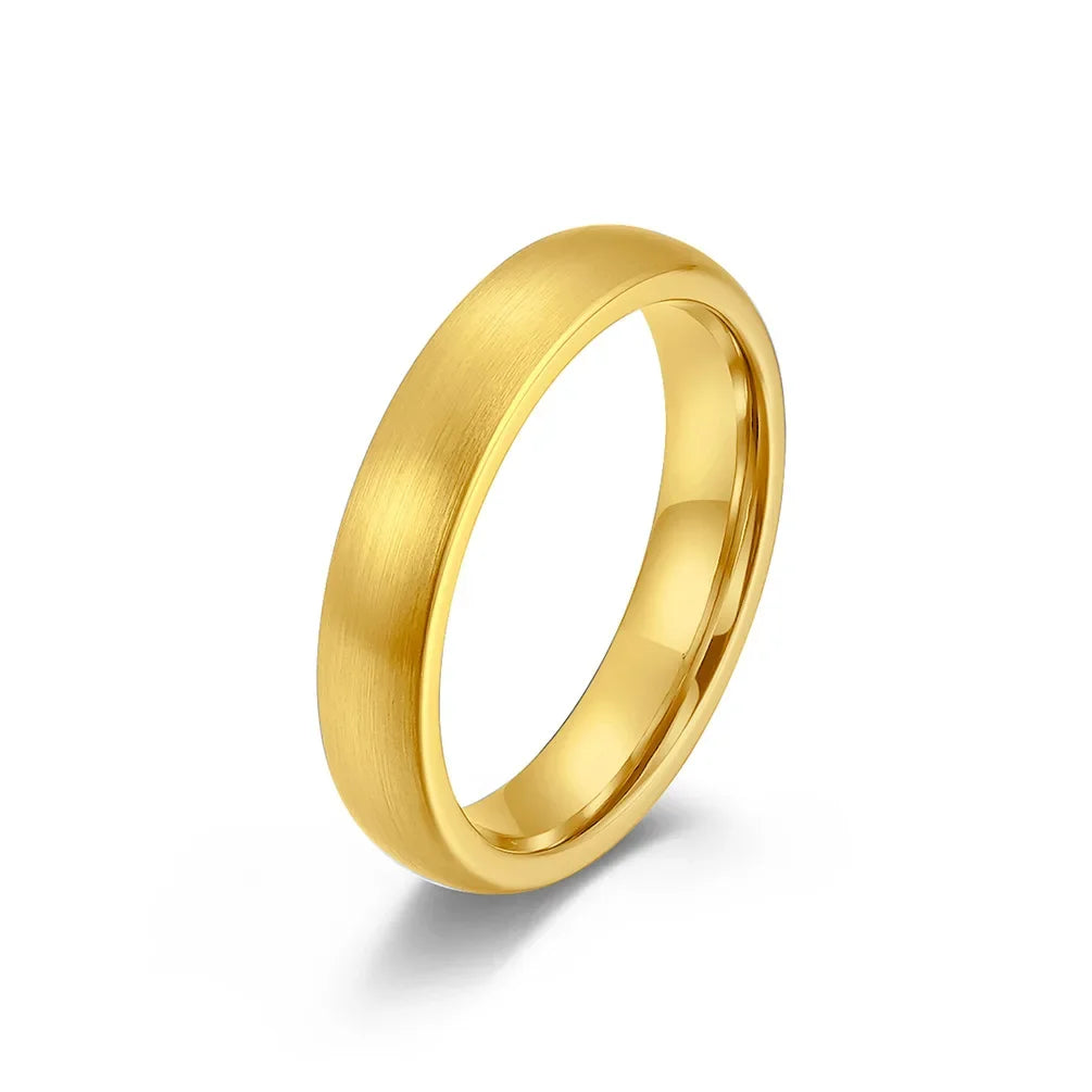 New 4/6/8mm Matte Brushed Tungsten Carbide Ring for Men