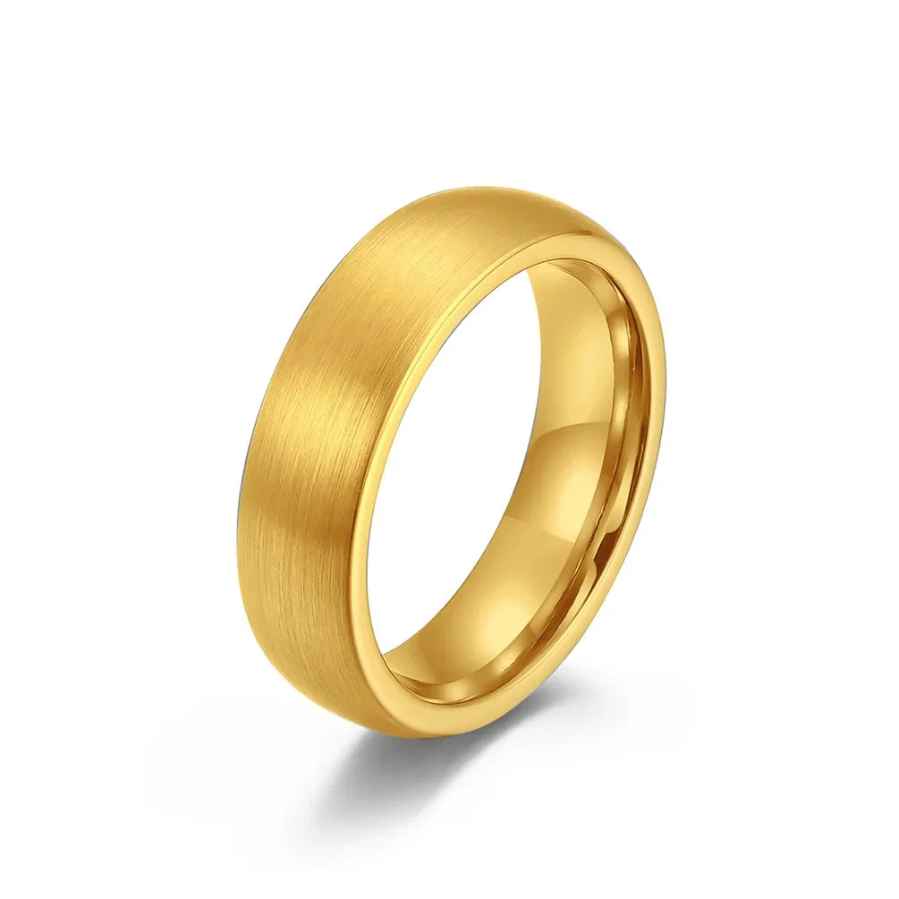 New 4/6/8mm Matte Brushed Tungsten Carbide Ring for Men