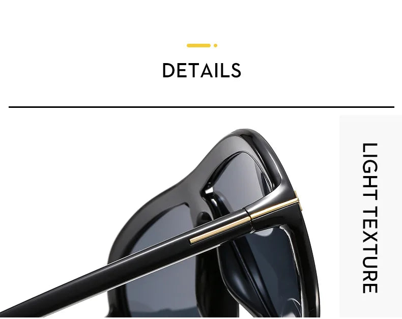 2024 New Fashion Luxury Round Oversized Sunglasses For Women Men Retro Pilot Sun Glasses Gradient Shades UV400 Eyeglasses