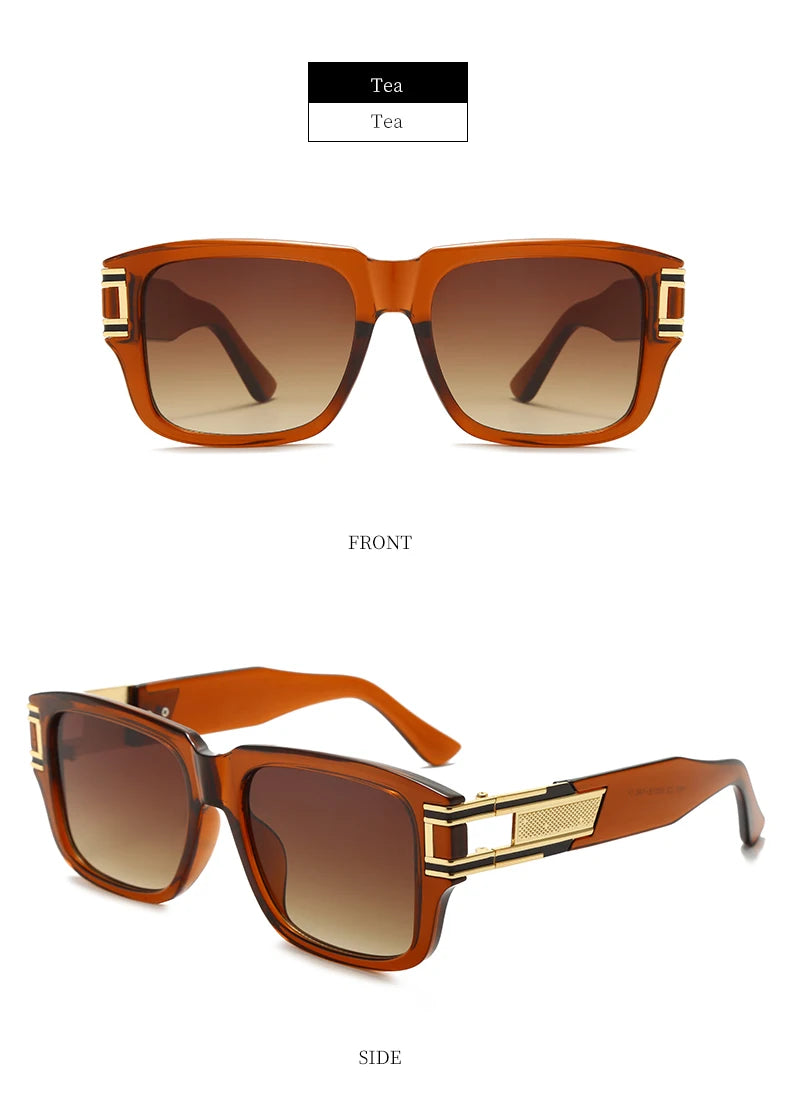 New Fashion Classic Square Sunglasses Men Vintage Brand Design Sun Glasses Women Shades UV400 Oculos De Sol