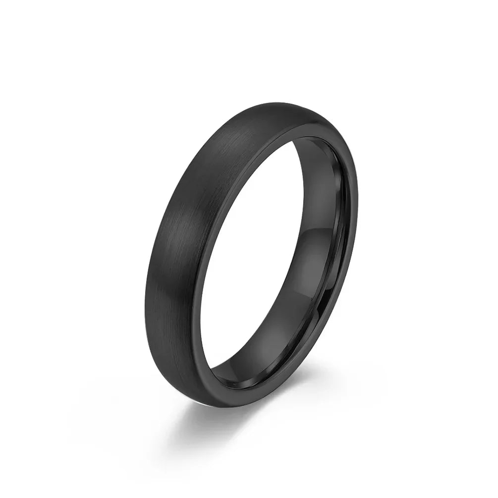 New 4/6/8mm Matte Brushed Tungsten Carbide Ring for Men