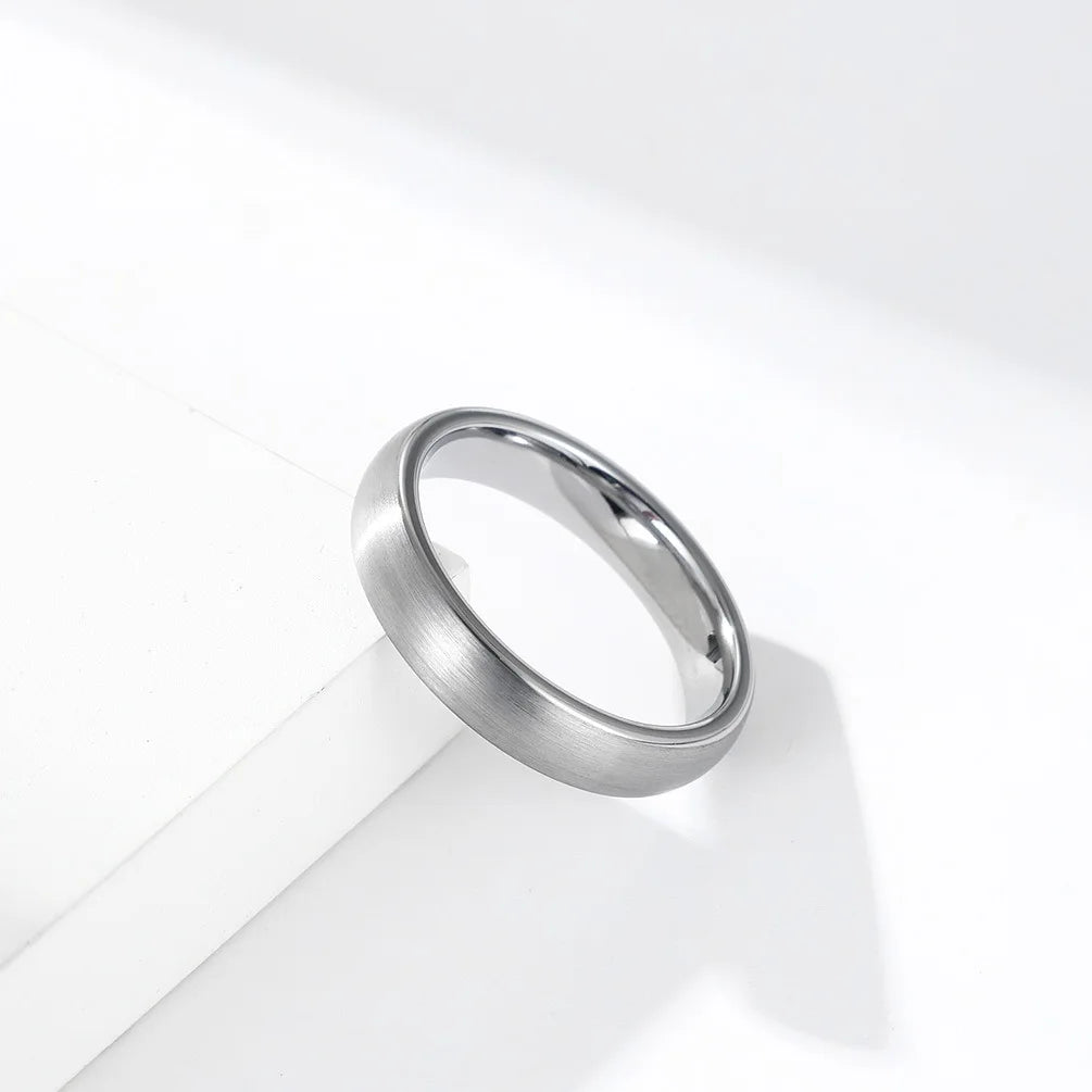 New 4/6/8mm Matte Brushed Tungsten Carbide Ring for Men