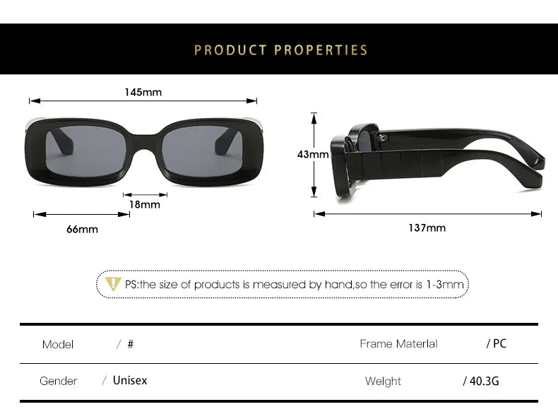 Brand Clear blue Sunglasses Men Women Retro Luxury Designer Sun glasses Vintage Shades Square Glasses Famale Oculos De Sol UV400