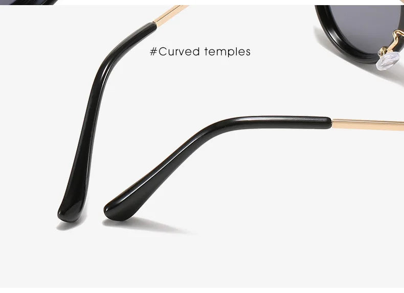 Small Round Sunglasses For Men Women Retro Steampunk Sun Glasses Male Female Metal Frame Eyewear Shades Oculos De Sol UV400