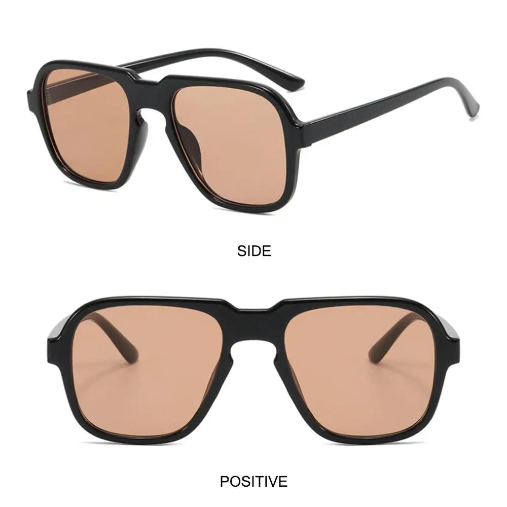 Beach Sunnies Sun Glasses Vintage Sunglasses For Women and Men Clear Ocean Gradient Lens Retro Shades Eyewear Summer Accessory