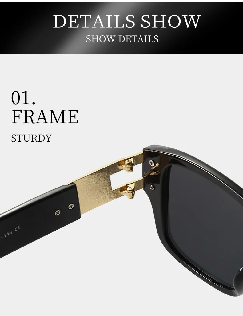 New Fashion Classic Square Sunglasses Men Vintage Brand Design Sun Glasses Women Shades UV400 Oculos De Sol