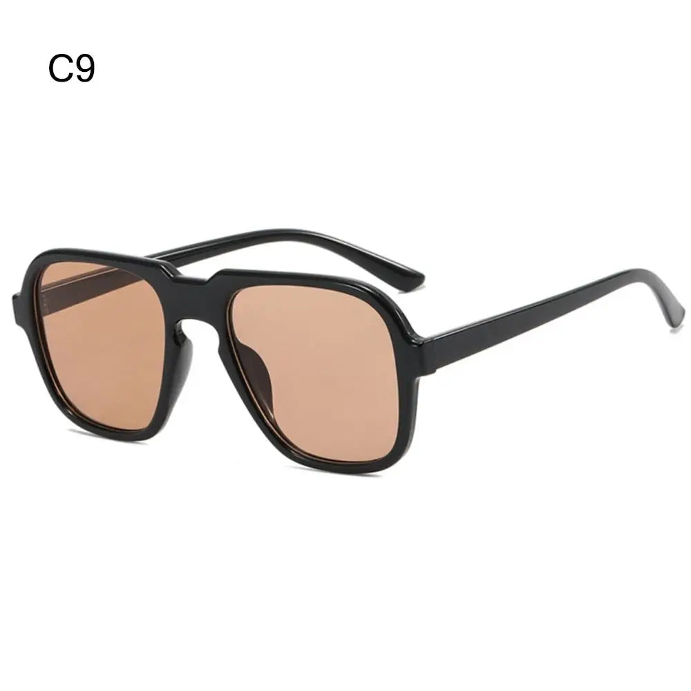 Beach Sunnies Sun Glasses Vintage Sunglasses For Women and Men Clear Ocean Gradient Lens Retro Shades Eyewear Summer Accessory