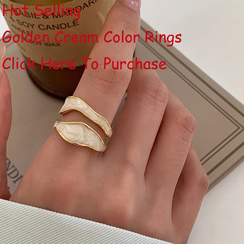 New Fashion Silver Color Open Finger Ring Letters Words Wish Wide Punk Stackable For Women Girl Jewelry Gift Dropship